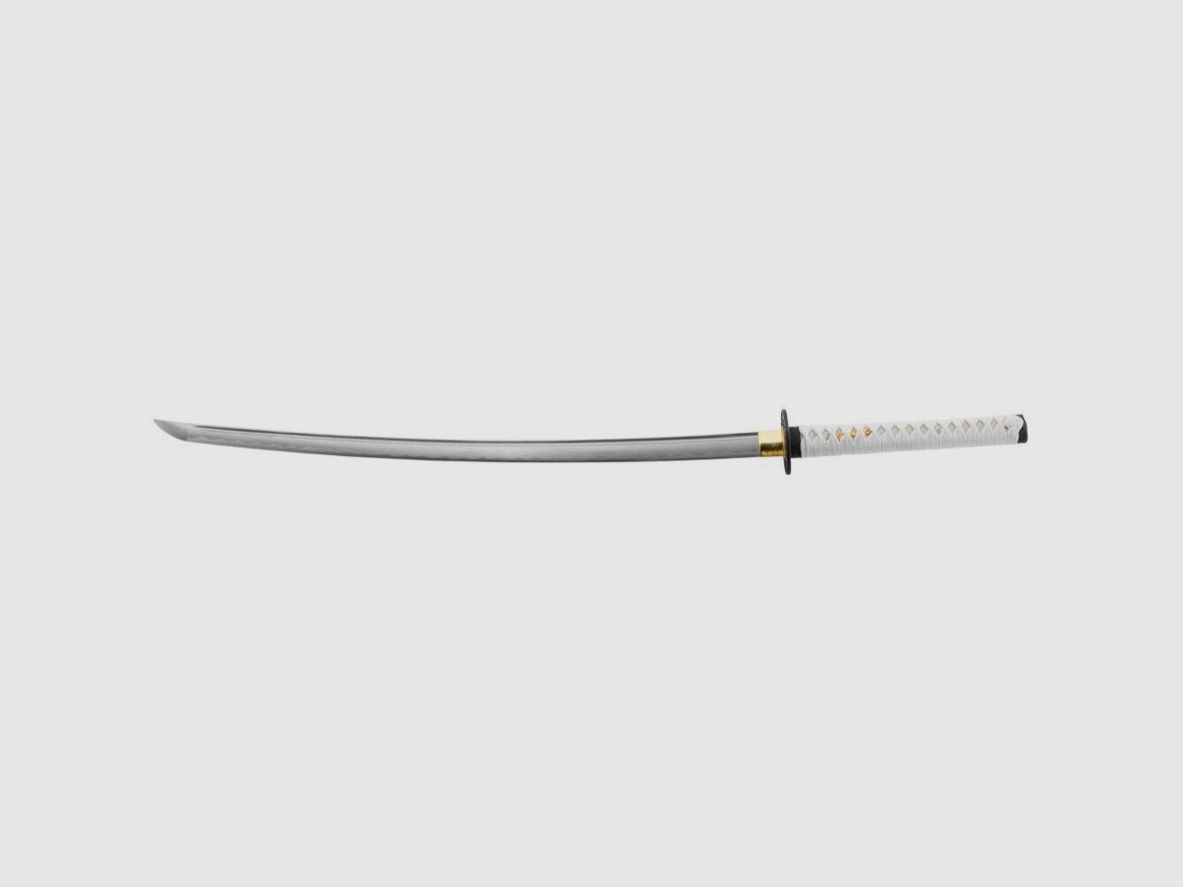 Black braided katana, image 2 of 3