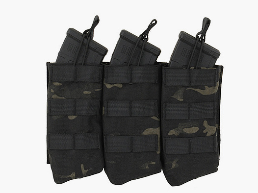 Open Top Triple 7.62x39 AK Mag Pouch - MB [8FIELDS]