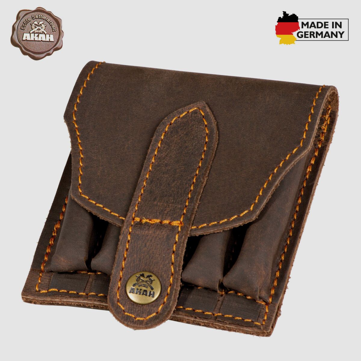 AKAH Patronenetui Pull-up Leer