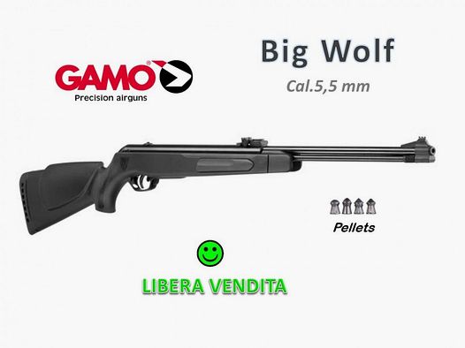GAMO BIG WOLF Kal.5,5 frei verkäuflich