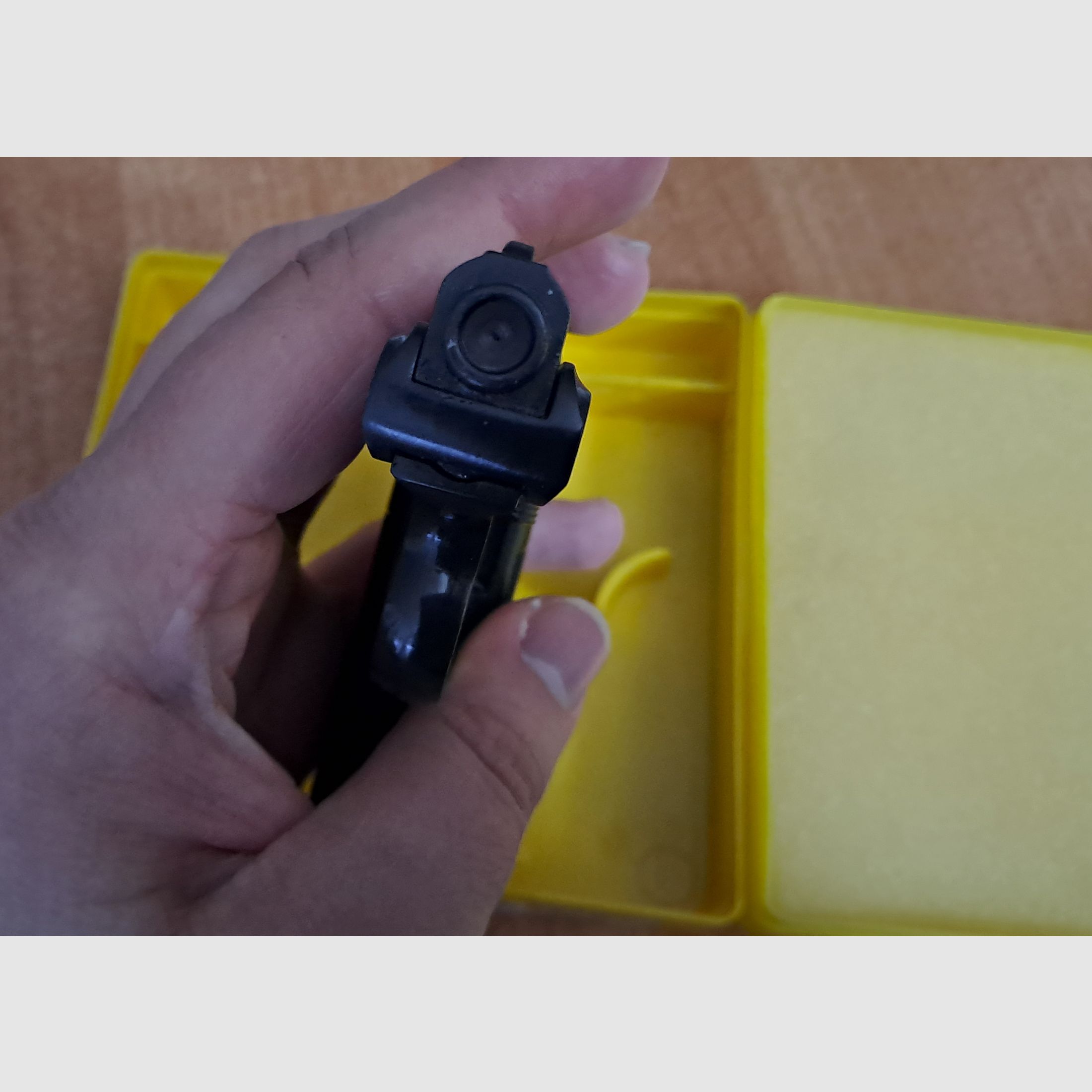 Alte Reck Gaspistole P10 im Kaliber 8 mm Knall/ PTB 38-69 in Verpackung!