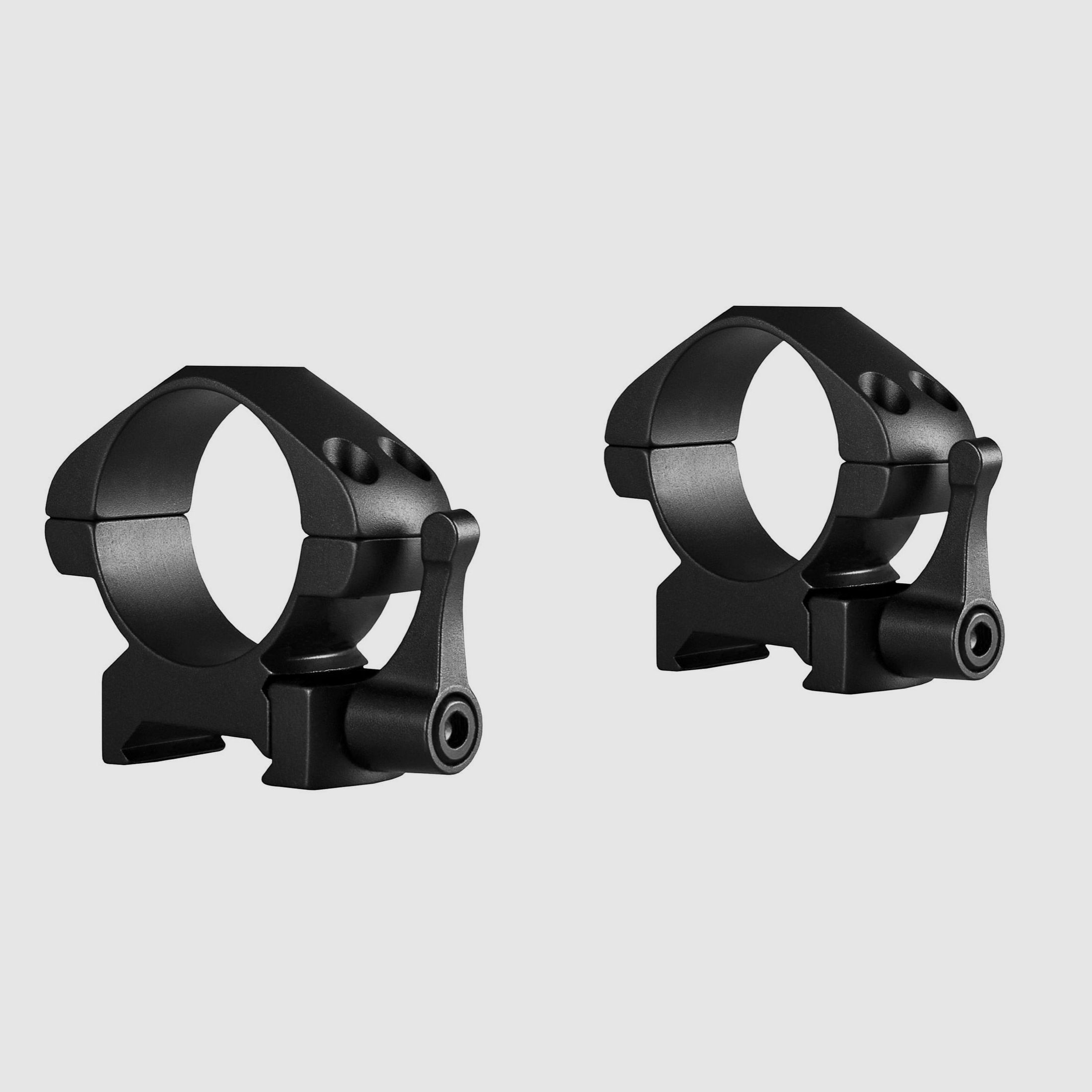 HAWKE 23016 30mm Stahl Ringmontagen Mittel für Weaver Schiene Schnellspannhebel