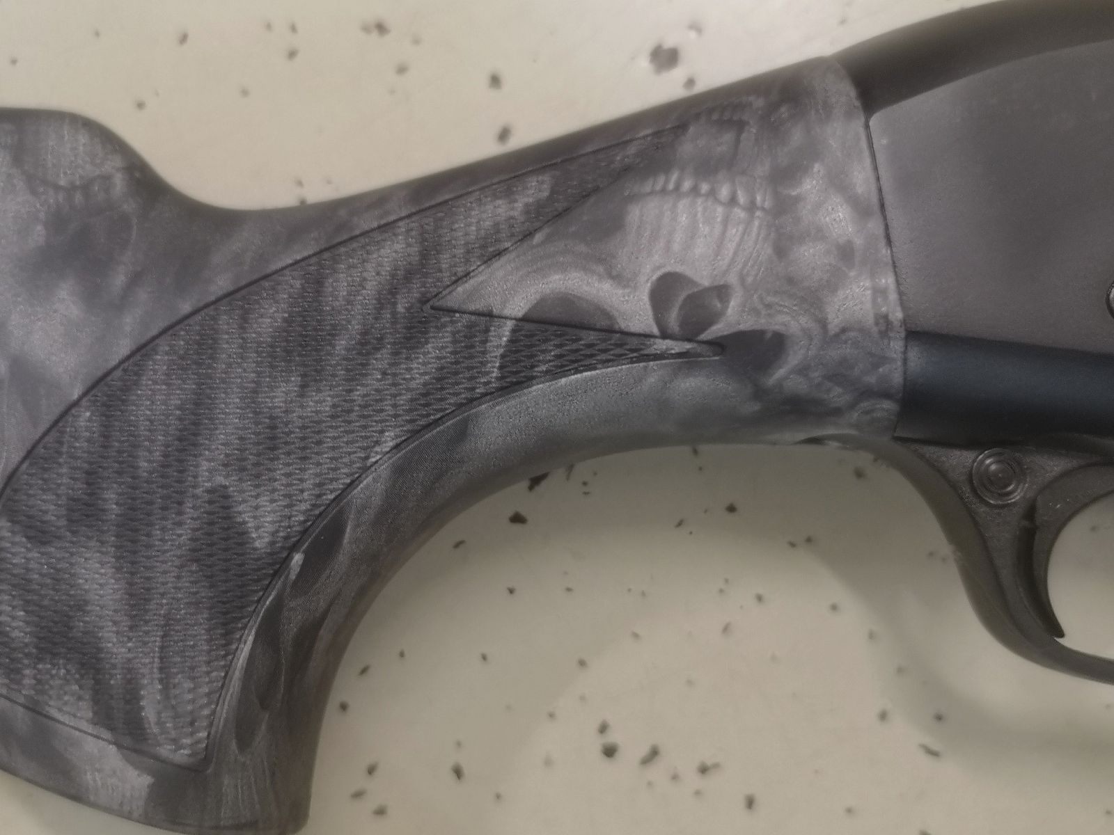 Pumpgun 12/76 Weatherby Crânes