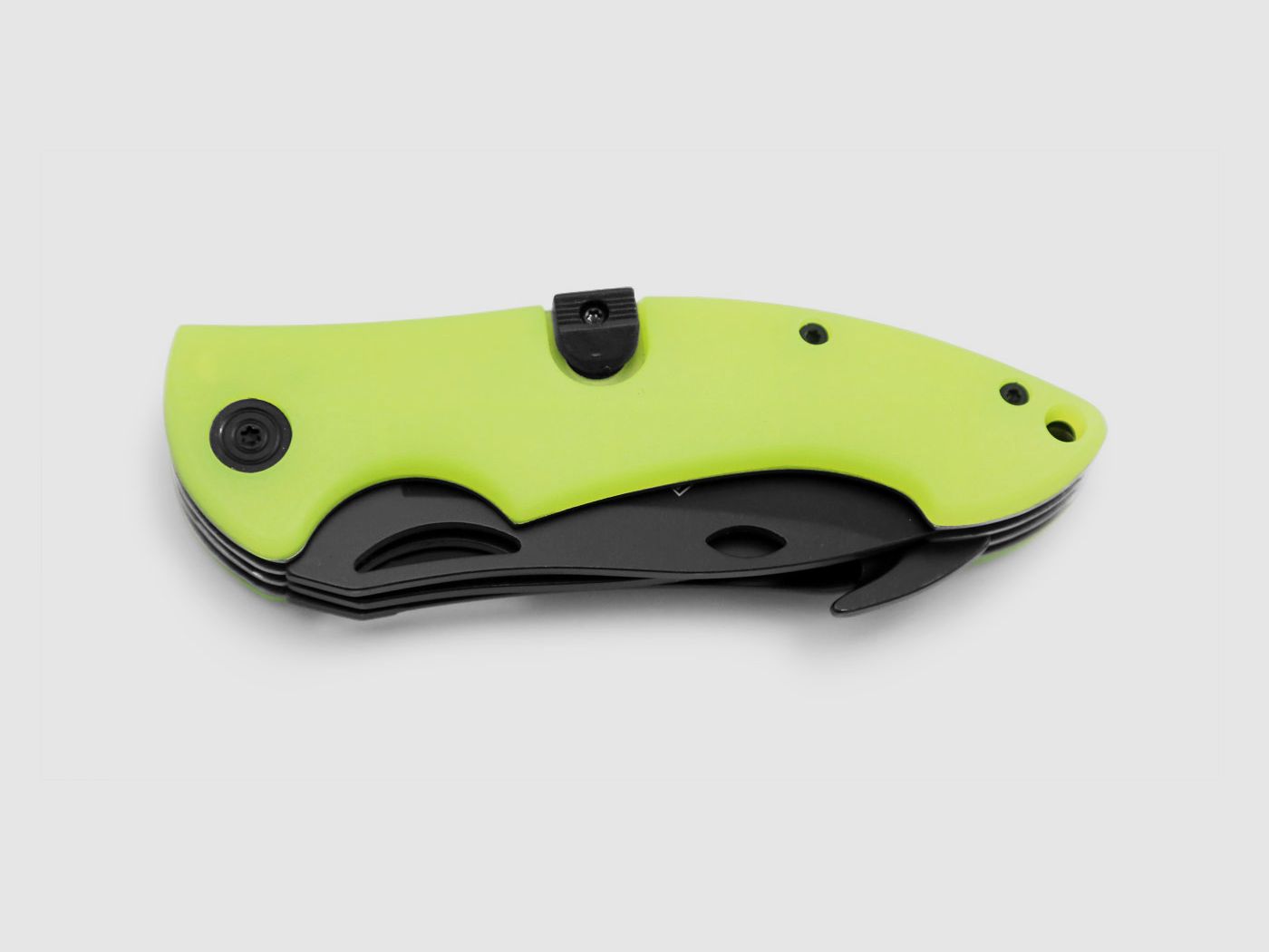 PUMA XP Trifecta 3-Klingen Schliessmesser, Acryl Fluoreszierend