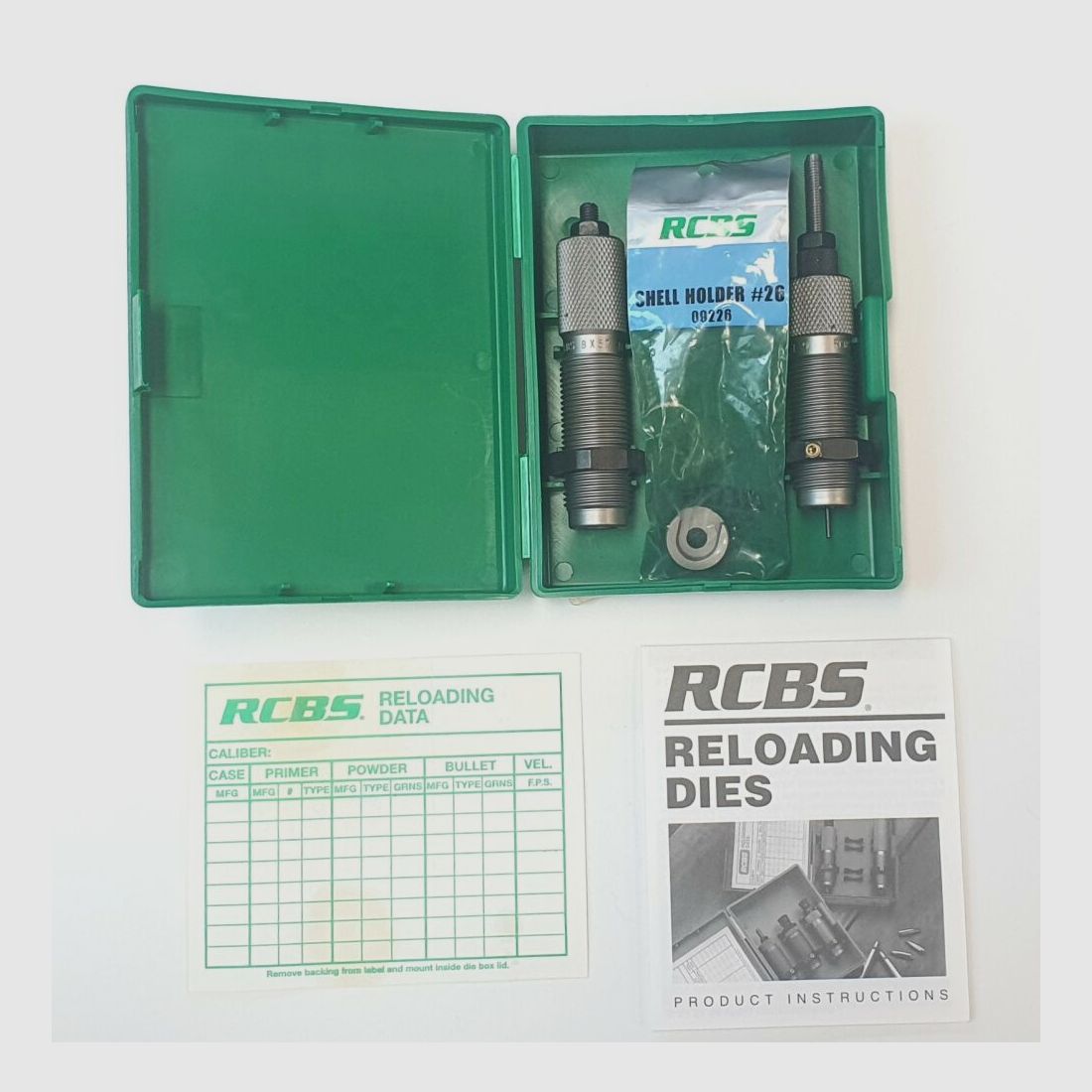RCBS RCBS Reloader Special Full Length Die Set, 8mmX57 JR - .318 Matrice