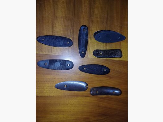 Capuchons de crosse de différents fabricants