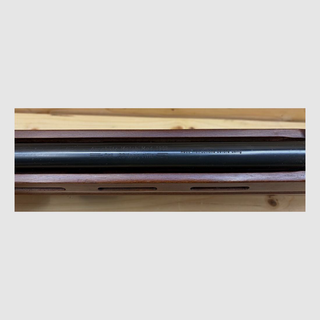 Einzelladerbüchse Anschütz Mod.: 1903 Kal.: .22lr mit Diopter / Matchgewehr .22lr
