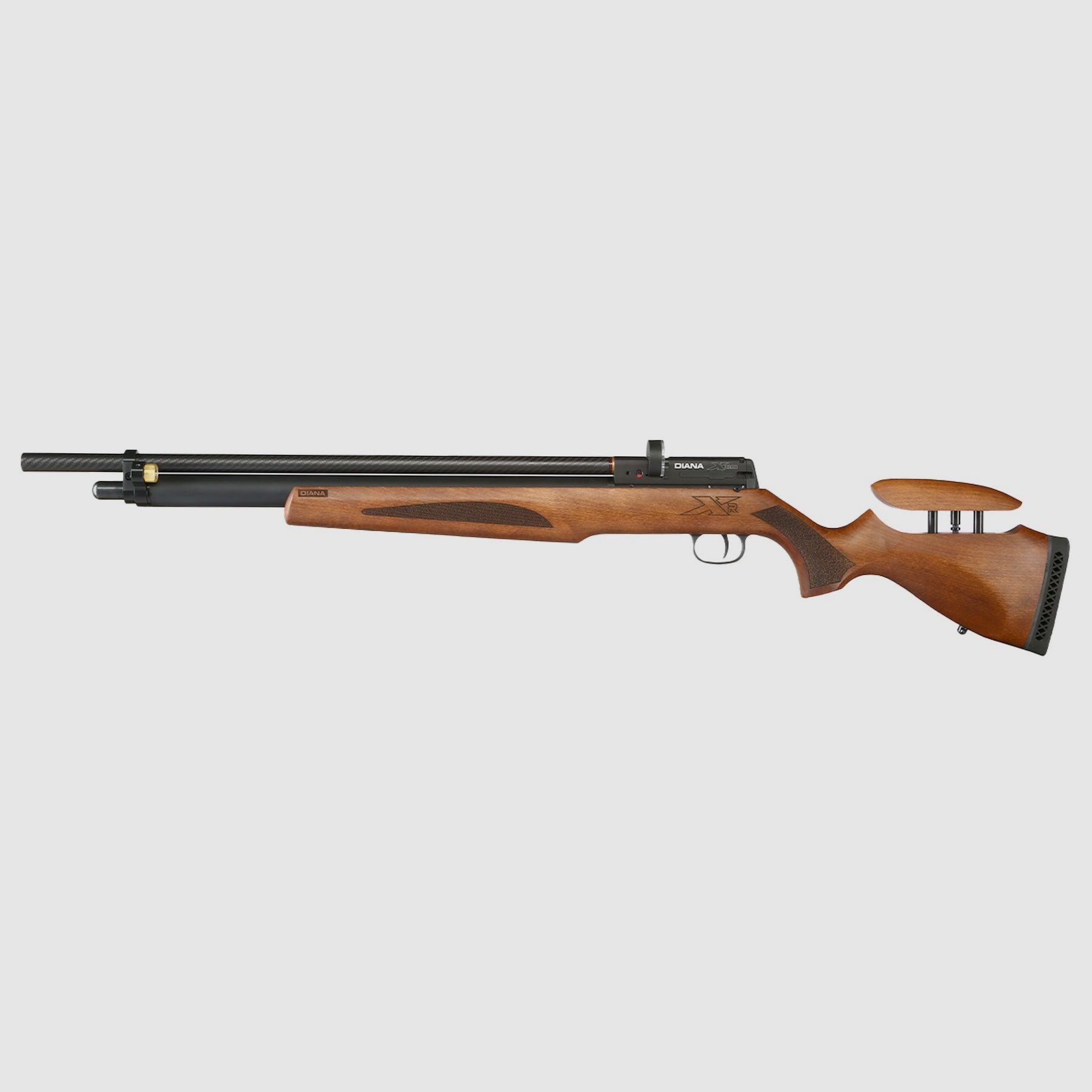 Diana XR200 Premium PCP Pressluftgewehr Kal. 4,5 mm Diabolo Holzschaft mehrschüssig inkl. Waffenkoffer