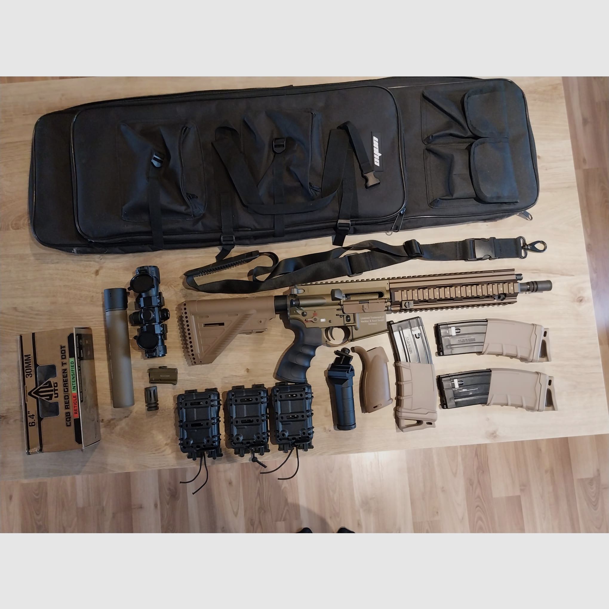 UMAREX HK416A5 GBBR mit Zubehör