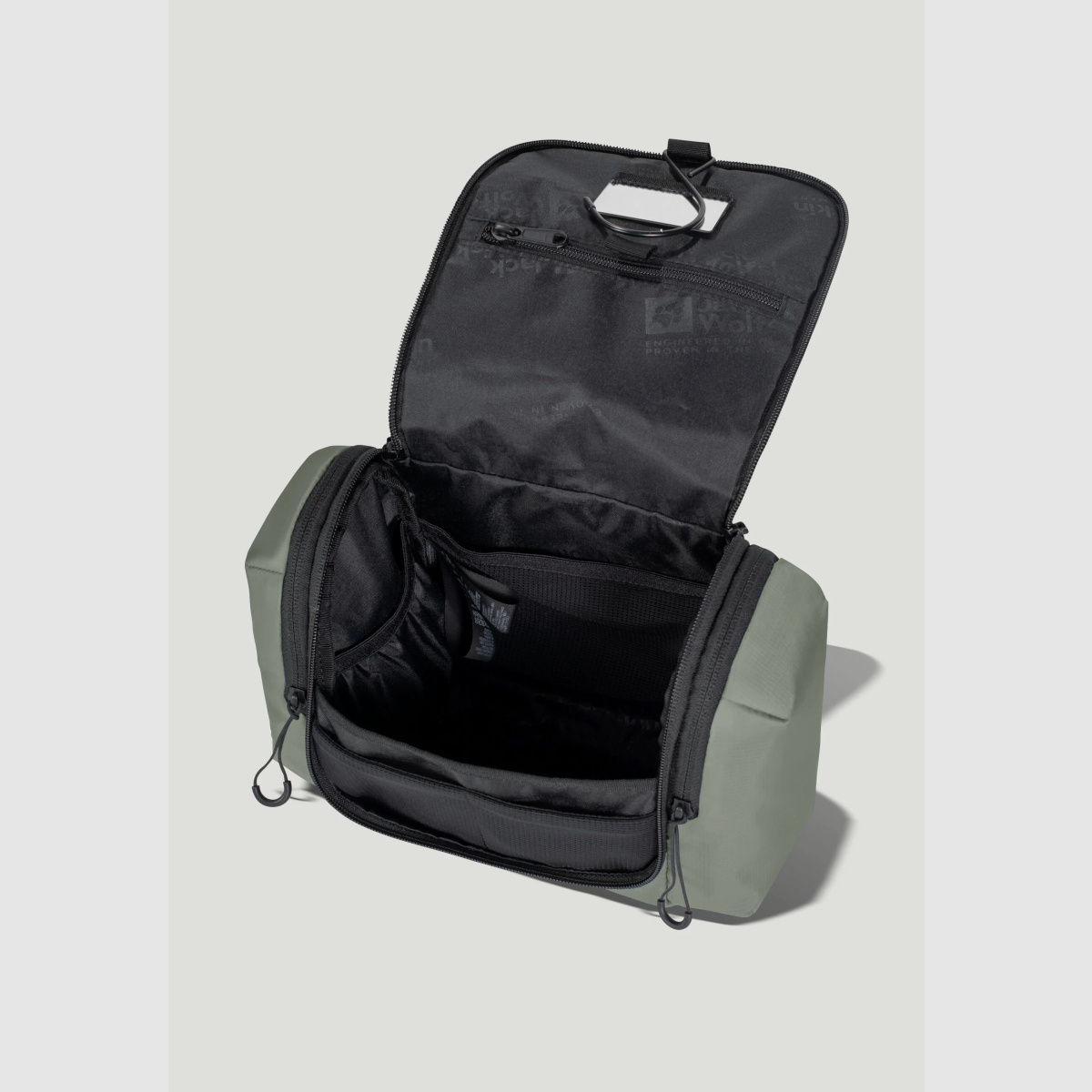 JACK WOLFSKIN Wandermood Washbag Kulturbeutel zum aufhängen Mint Leaf