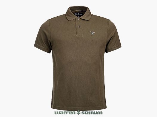Koszulka polo Barbour Tartan Pique Dk. oliwkowy/klasyczny