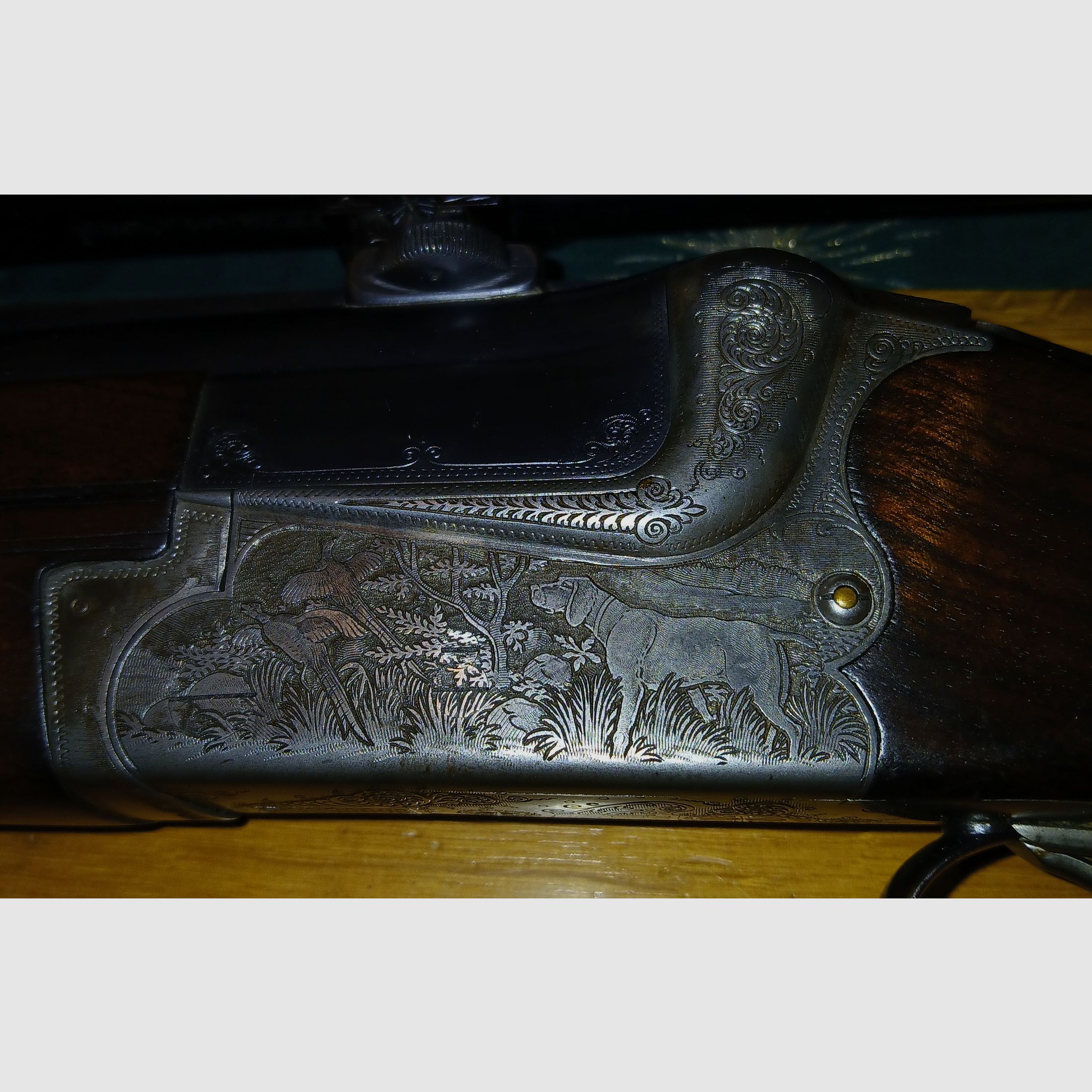 Merkel double-barreled shotgun with interchangeable barrel in excellent condition