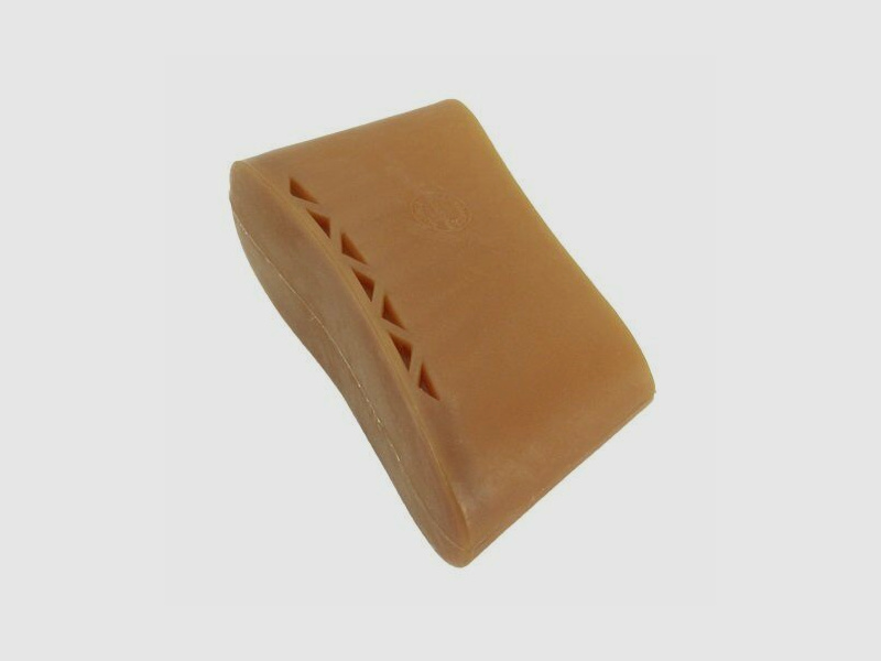 Fritzmann semelle de crosse en caoutchouc marron 128x29mm