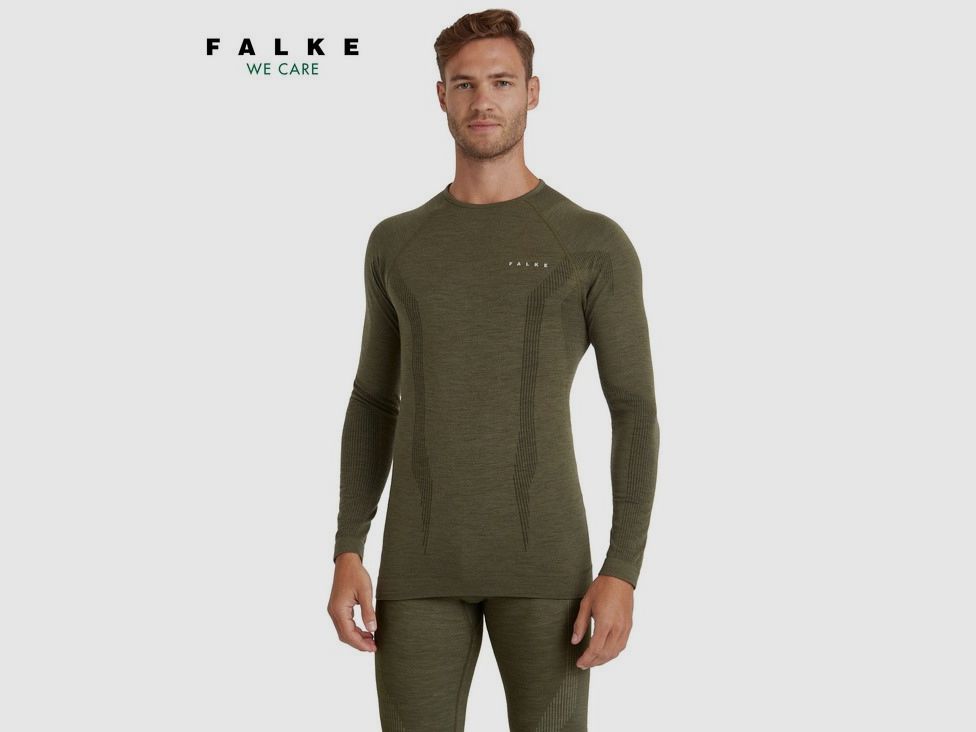 FALKE Herren Langarmshirt Wool-Tech