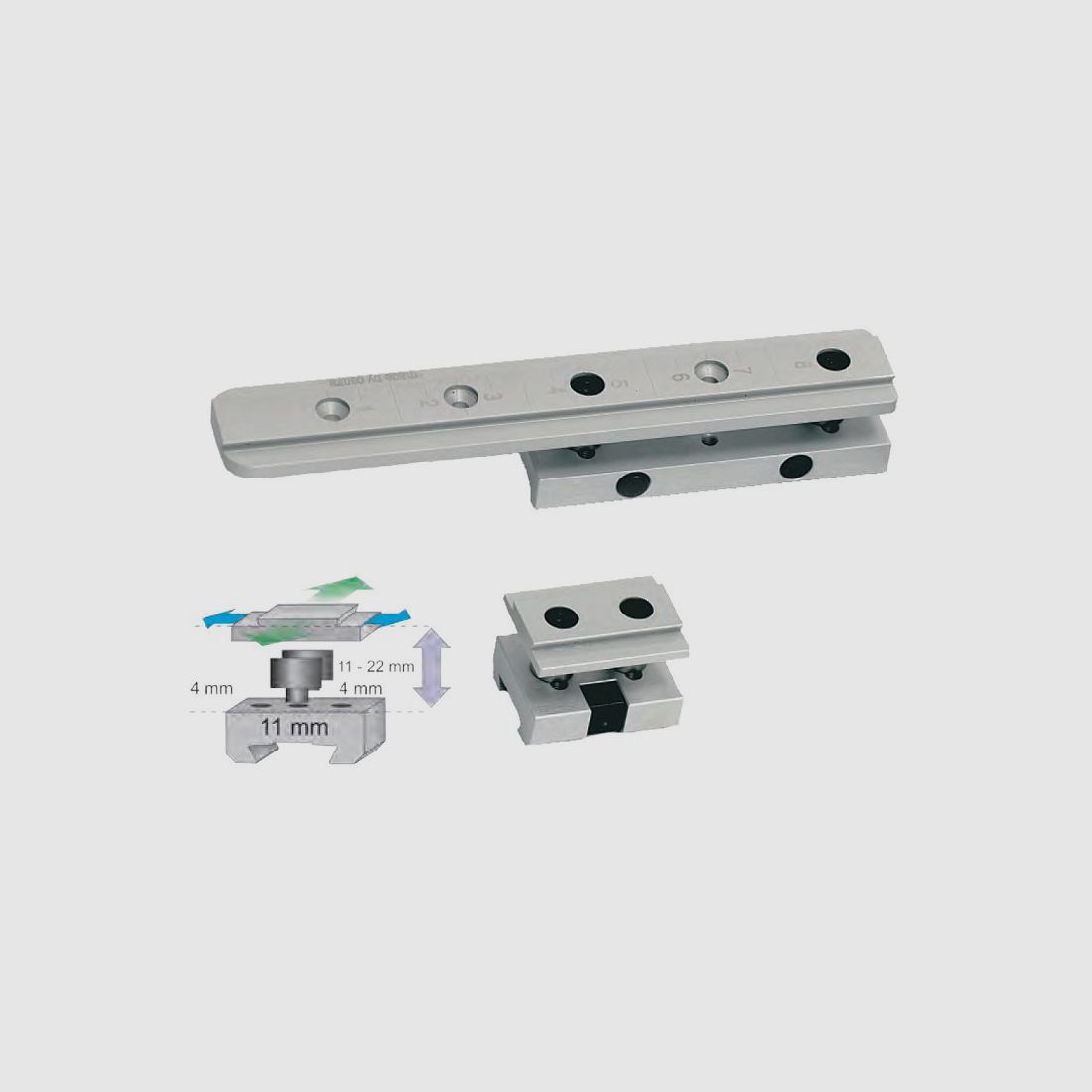 Centra Tele Flight Anschütz Mod. 54 Visierlinienerhöhungen