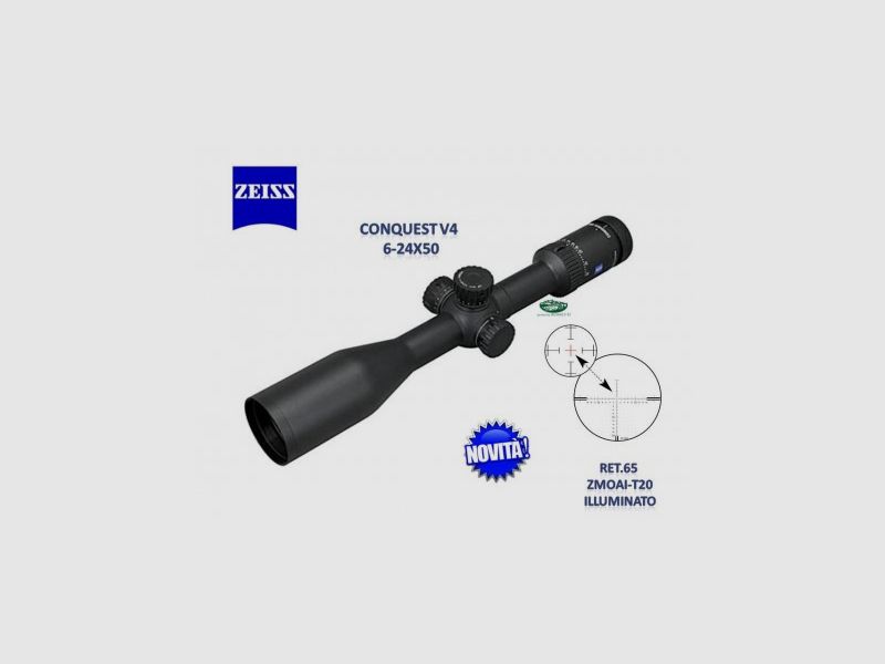 ZEISS CONQUEST V4 6-24x50 ret.65 ZMOAI-T 20 illuminated