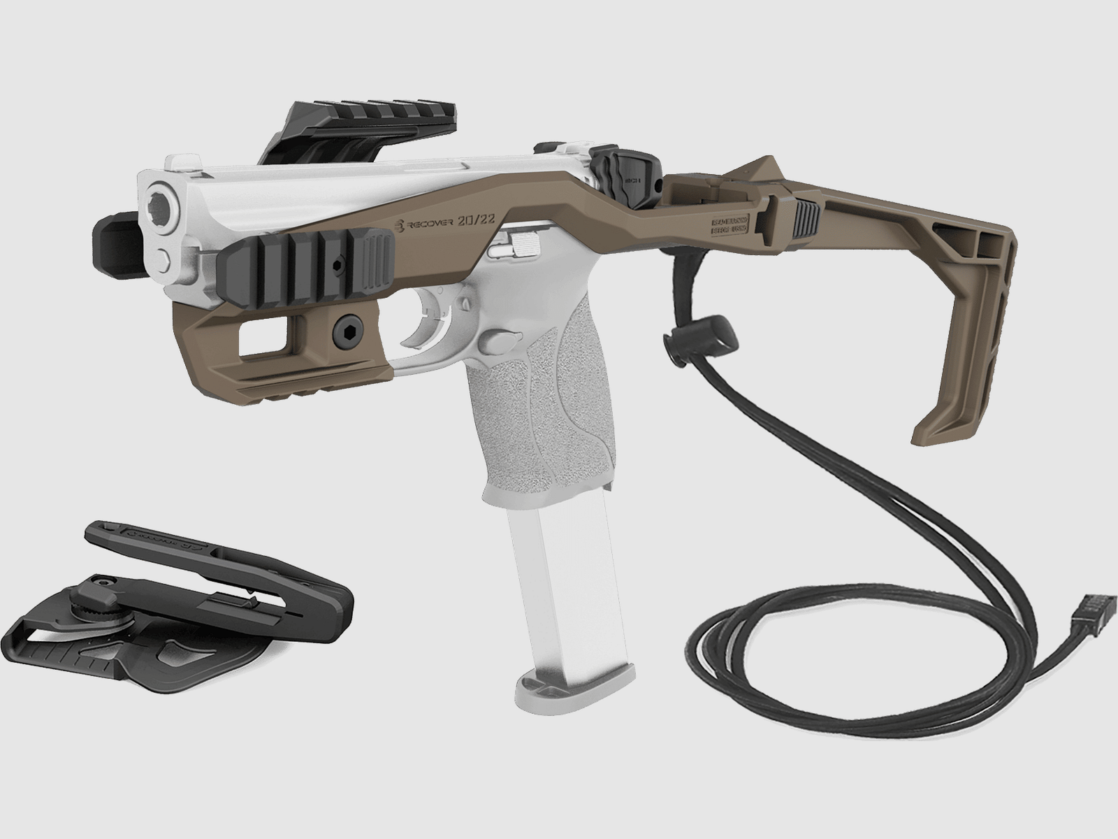 Recover 20/22 Stabilizer Komplettkit für Smith & Wesson, inkl. Holster