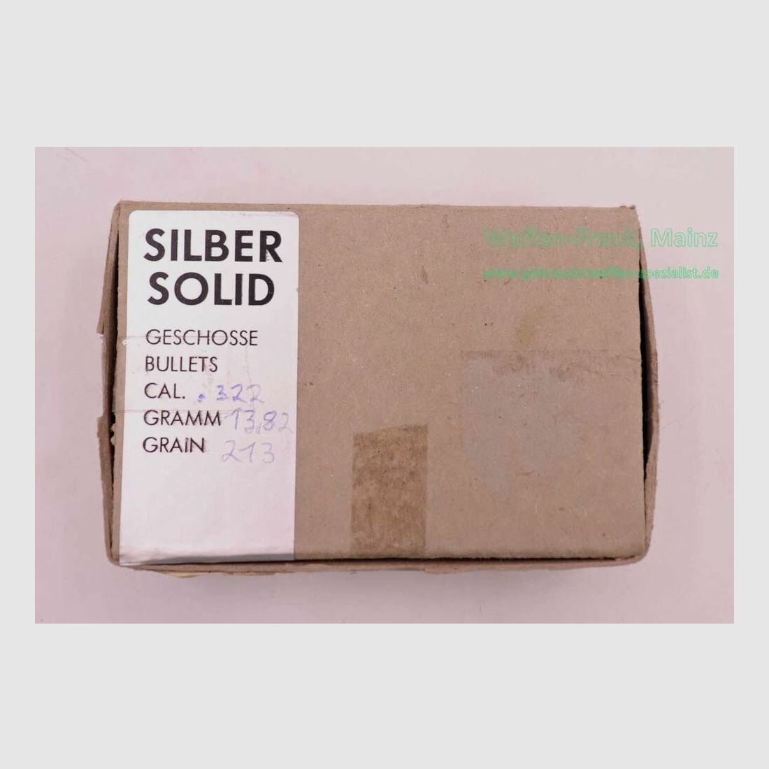 Diverse Hersteller Büchsengeschosse, Anbruch .322, 213gr., bleifrei