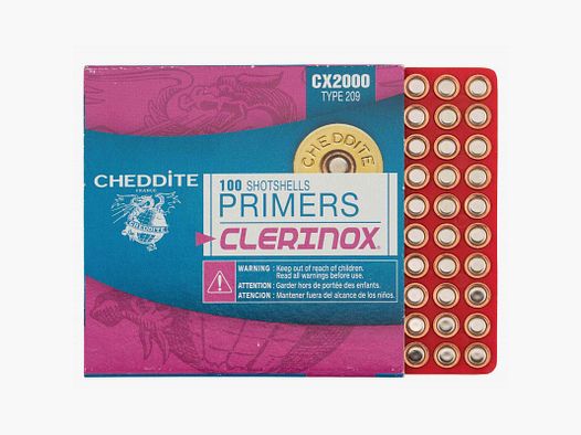 100 PRIMERS CAL 12 CHEDDITE