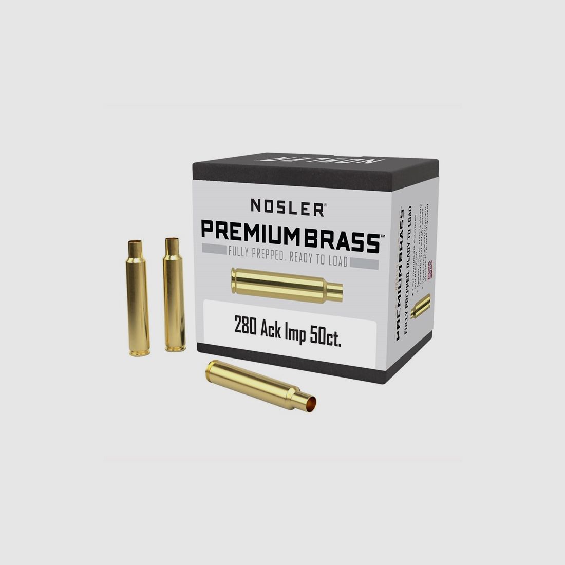 NOSLER 280 ACKLEY IMPROVED ÉTUIS 50/BOÎTE, image 1 sur 2