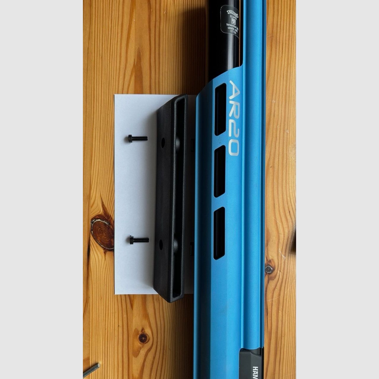 cuña de apoyo recta para carabina de aire comprimido especialmente para Hämmerli AR20