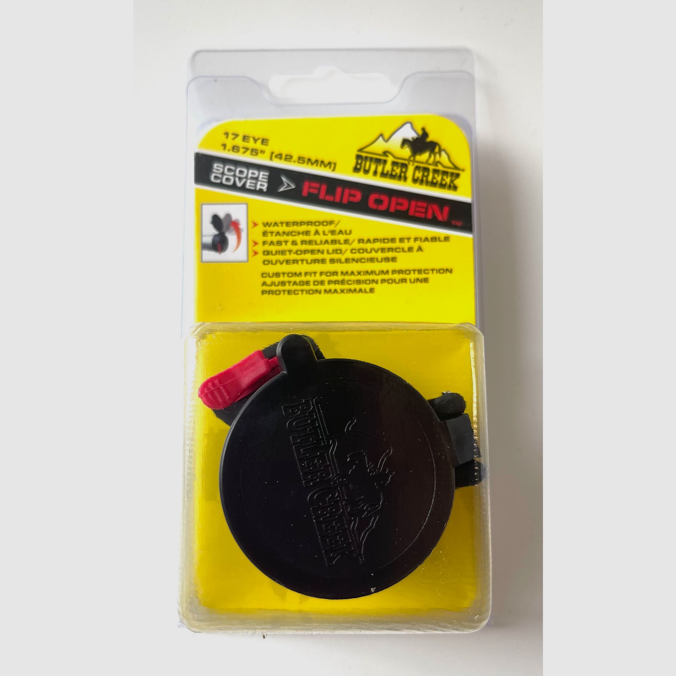 Butler Creek MO20170 Flip Open Scope Cover Eyepiece Flip Cover for Scope 17 EYE 42.5mm
