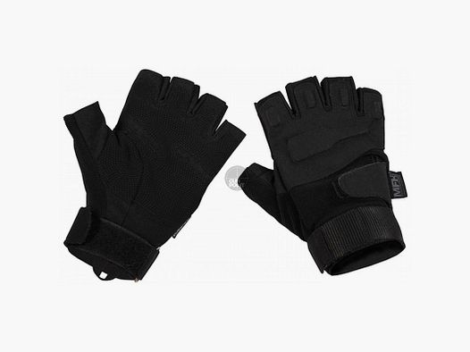 Tactische handschoenen, "Pro", zonder vingers, zwart - Maat: XXL