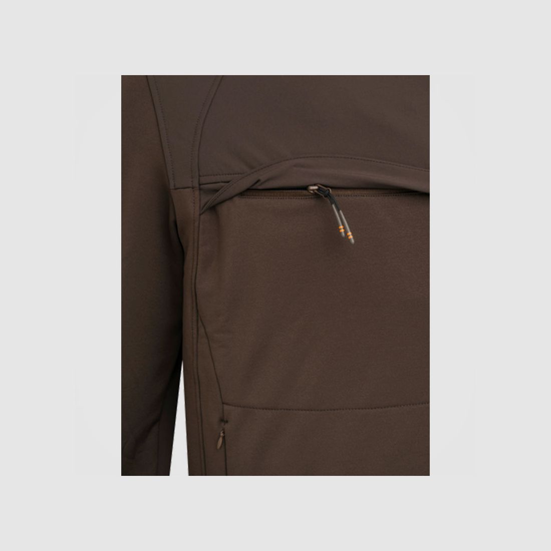 MAGLIA – BERETTA – BINOSTASH ANORAK FLEECE Brown Bark, image 4 of 5