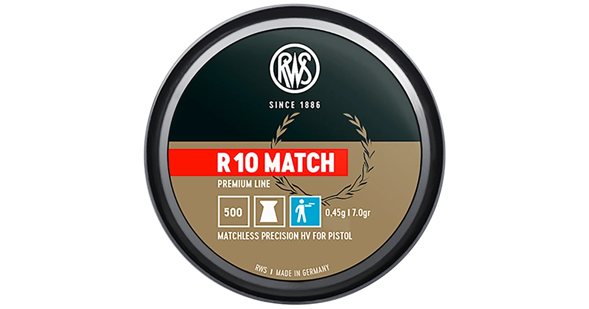 Diabolo kal. 4,5mm RWS R10 MATCH (0,45gr) x5000
