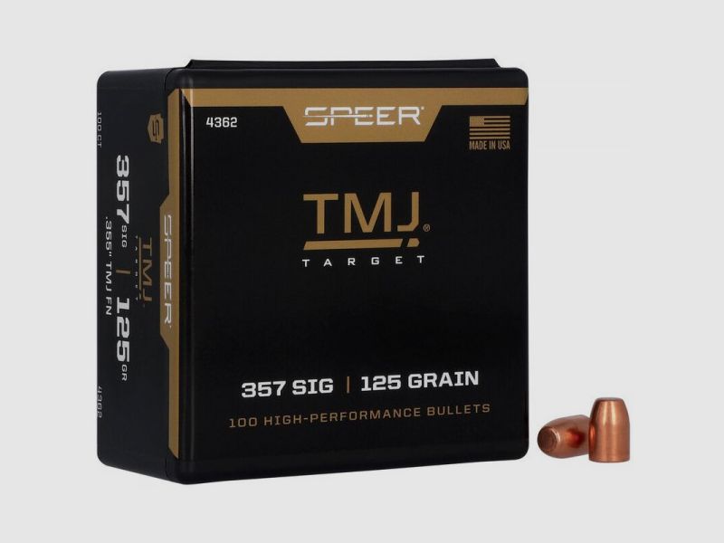 SPEER GESCHOSSE TMJ, 357 SIG, 125 GRAIN - 100 PIÈCES