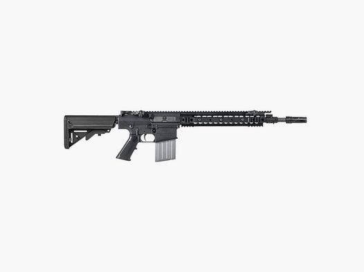 Airsoft-Replikat KAC SR-25 ECC GBBR VFC Schwarz - Gas-Blowback-System - Hohe Präzision - Für Anspruchsvolle Spieler