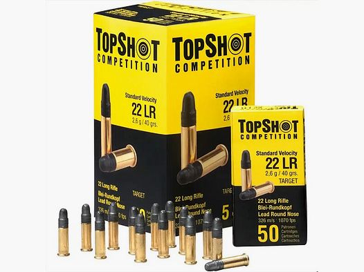 TopShot Competition Sport SV .22 LR LRN 40 grs 1000 Schuss
