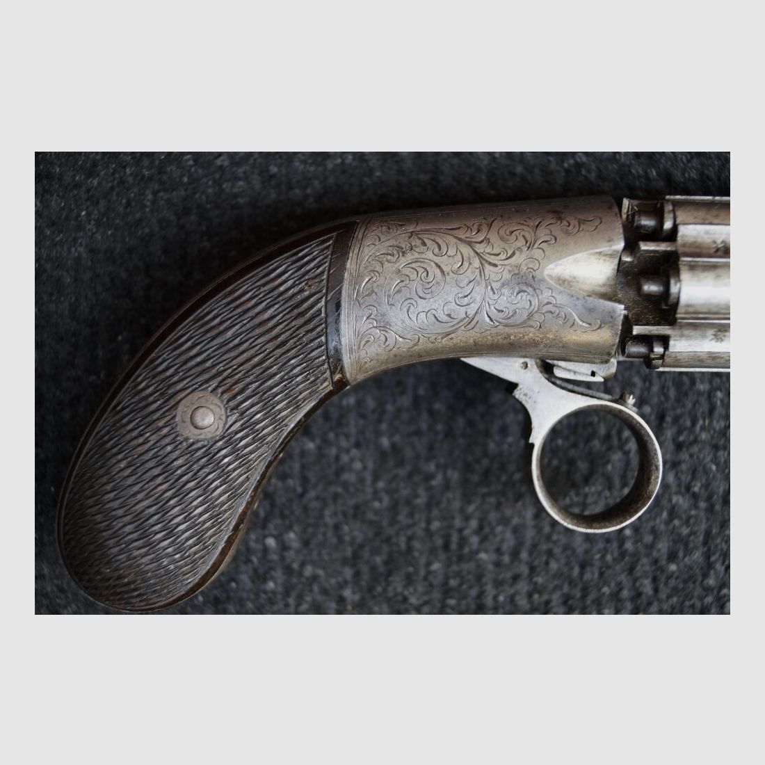 J.R. Cooper Under-hammer 6 Shot Percussion Pepperbox Revolver