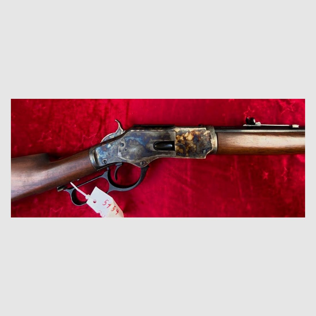 Winchester 73 aus Hege Uberti Fertigung Kal. 44 - 40  Ganzstahl bunt gehärtet mit 8-kant Lauf