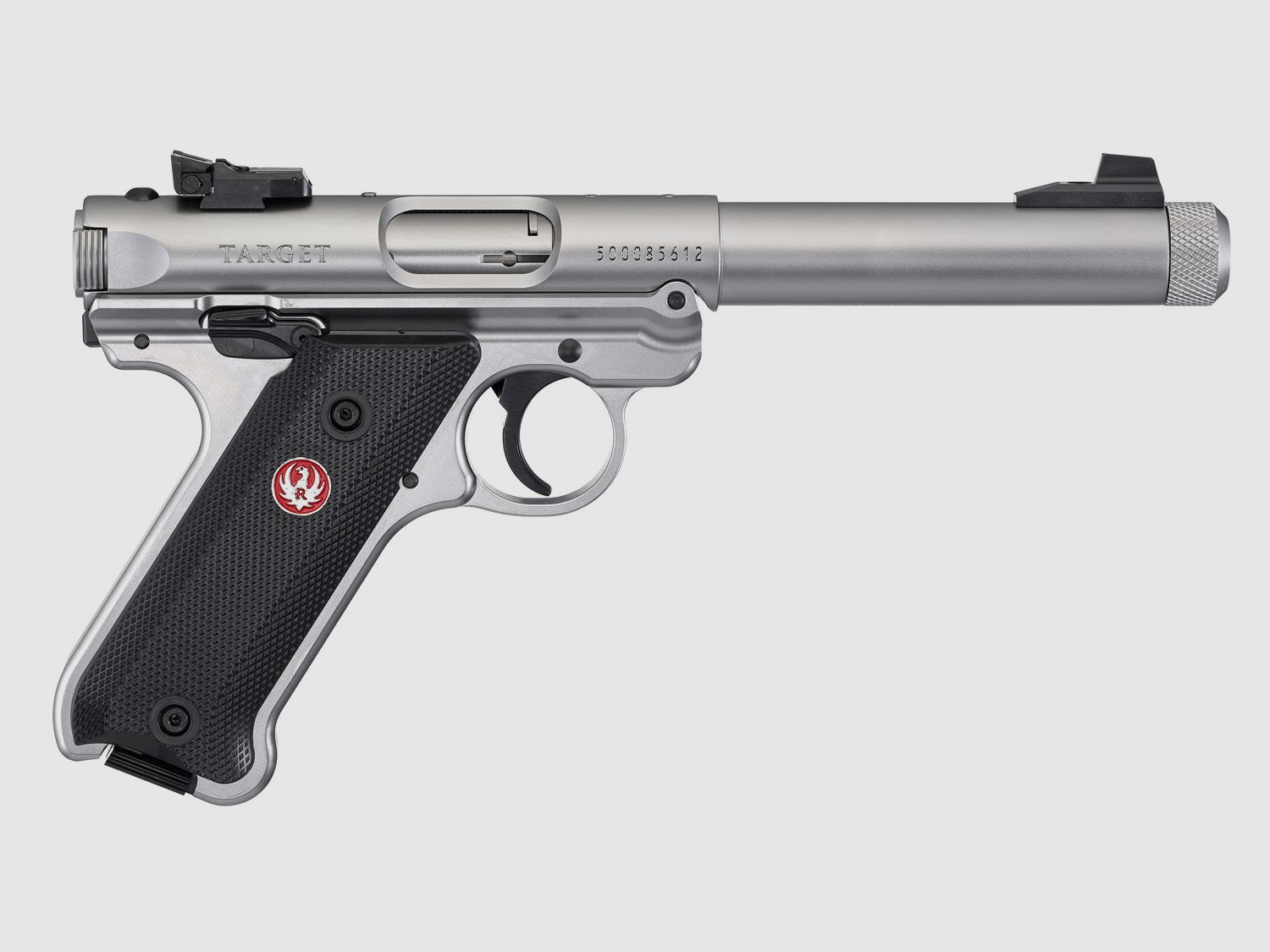 RUGER PISTOOL MARK IV TARGET .22 LR 5,5"/13,98CM SATINERENDE RVS