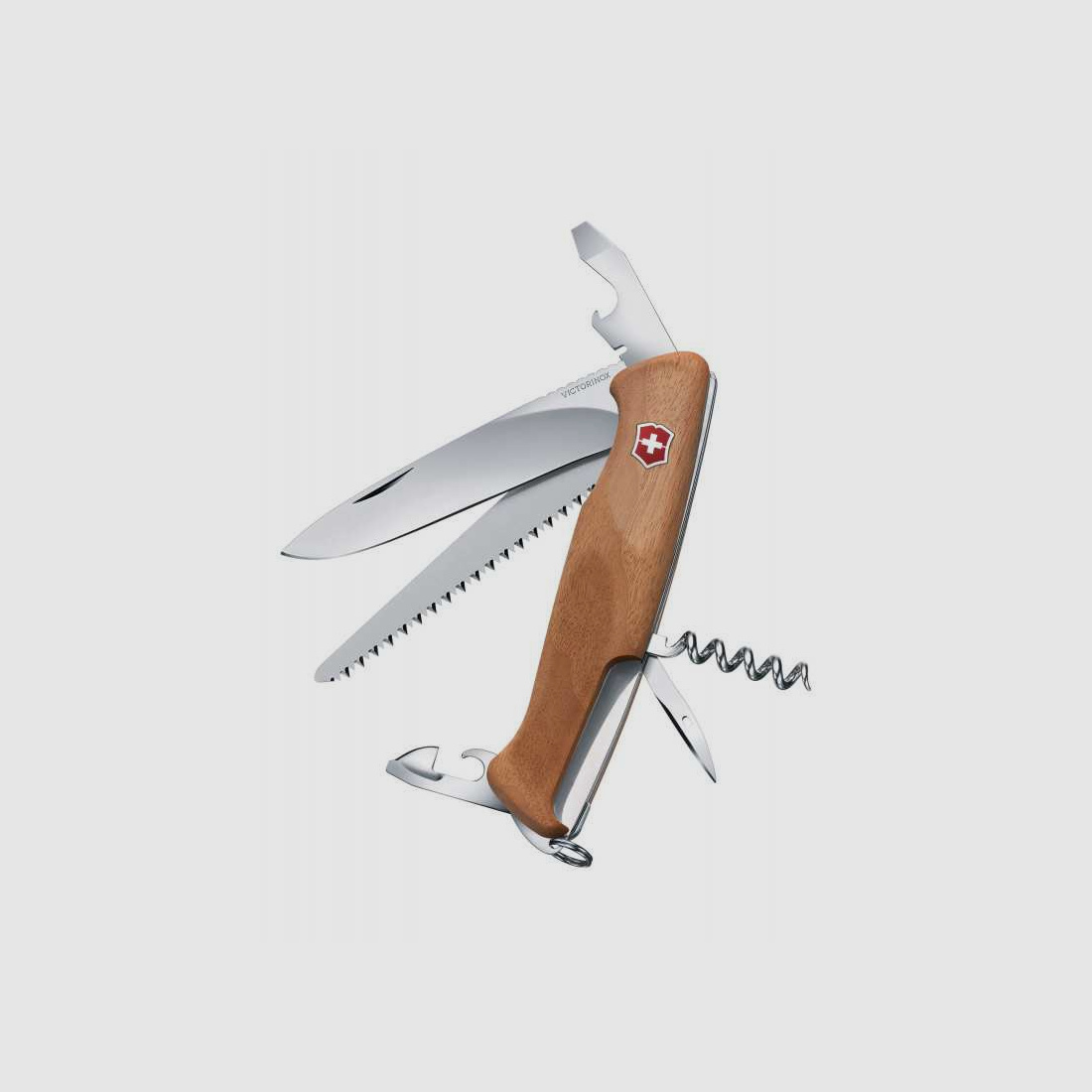 Victorinox RangerWood 55 Taschenmesser, 10 Funktionen, Nussbaumholz