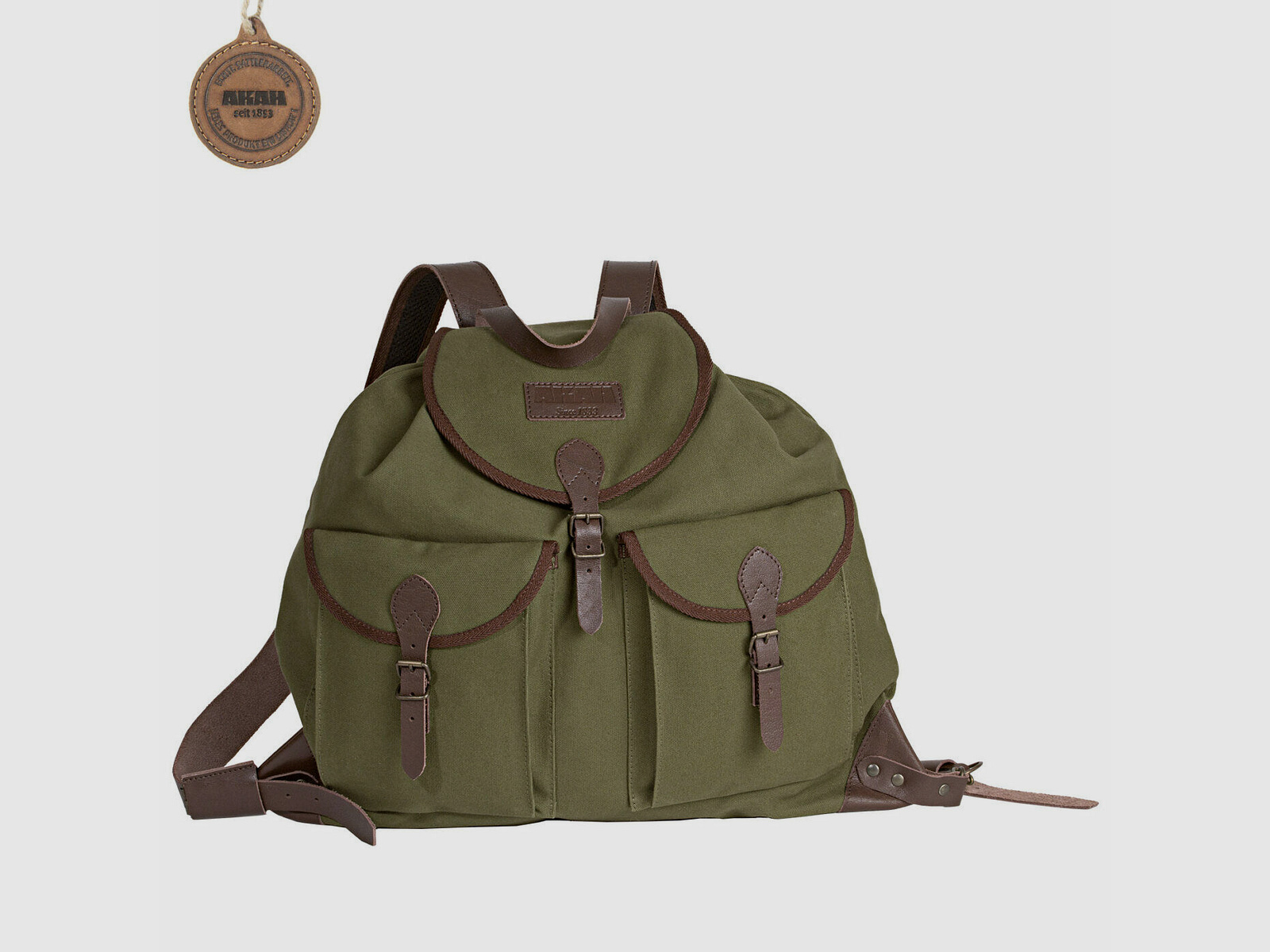 AKAH Canvas Rucksack​ 50x55cm Rucksack