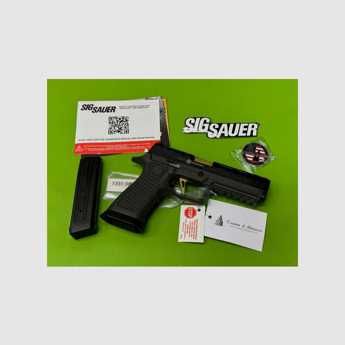 SIG SAUER P320 Spectre Comp. Schwarz/Gold 9mmLuger - Selbstladepistole