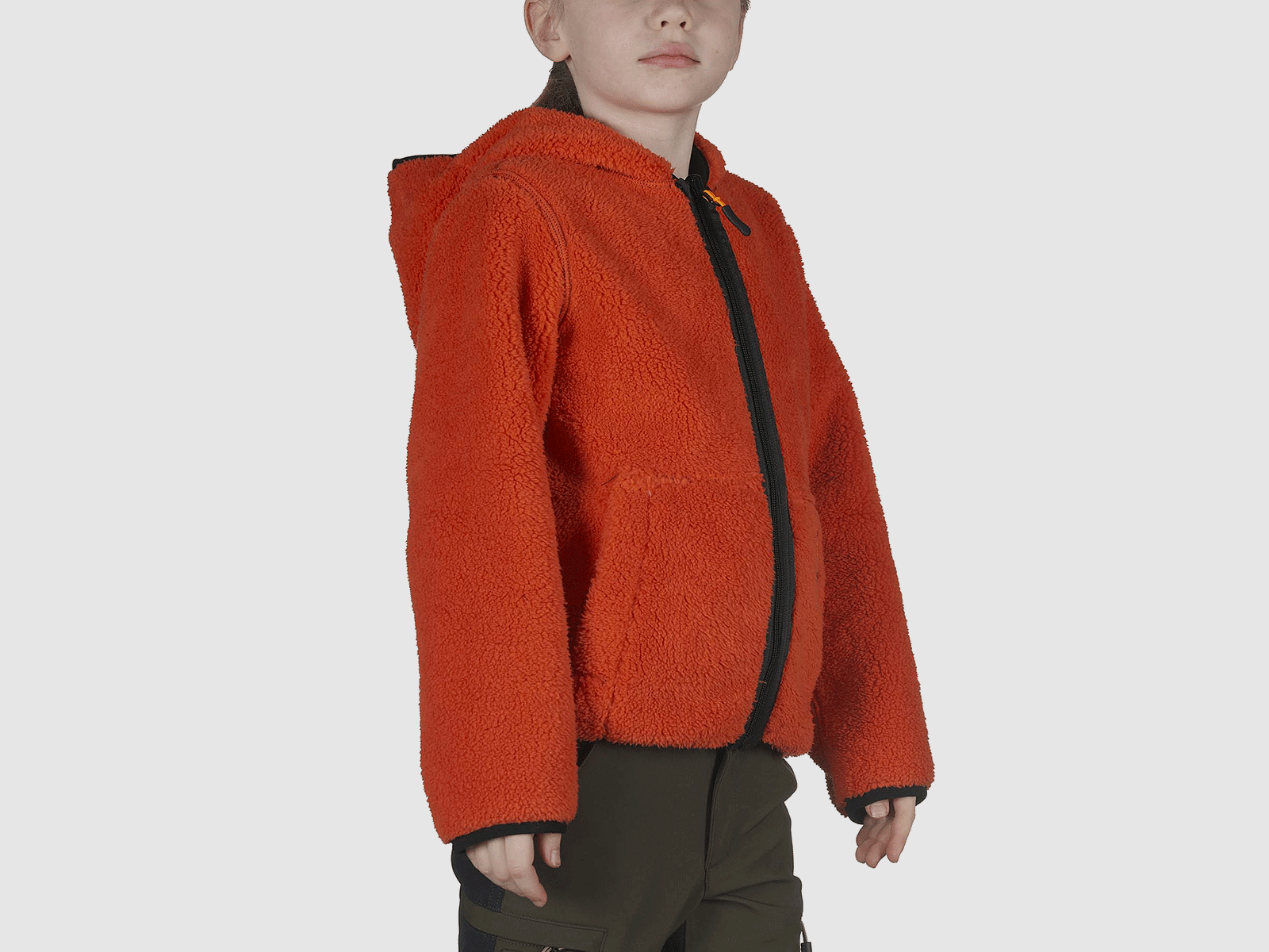 JACKE – UNIVERS – KIND – WENDEN JUNIOR Grün/Orange, Bild 4 von 9