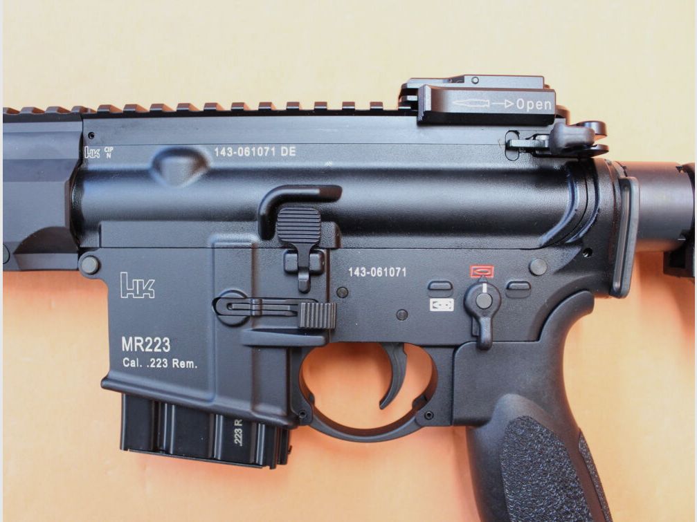 Heckler&Koch Ha.Büchse .223Rem Heckler&Koch/H&K MR223 A3 SPORT 11" Lauf Schwarz, Gas-Piston-System AR-15/HK416