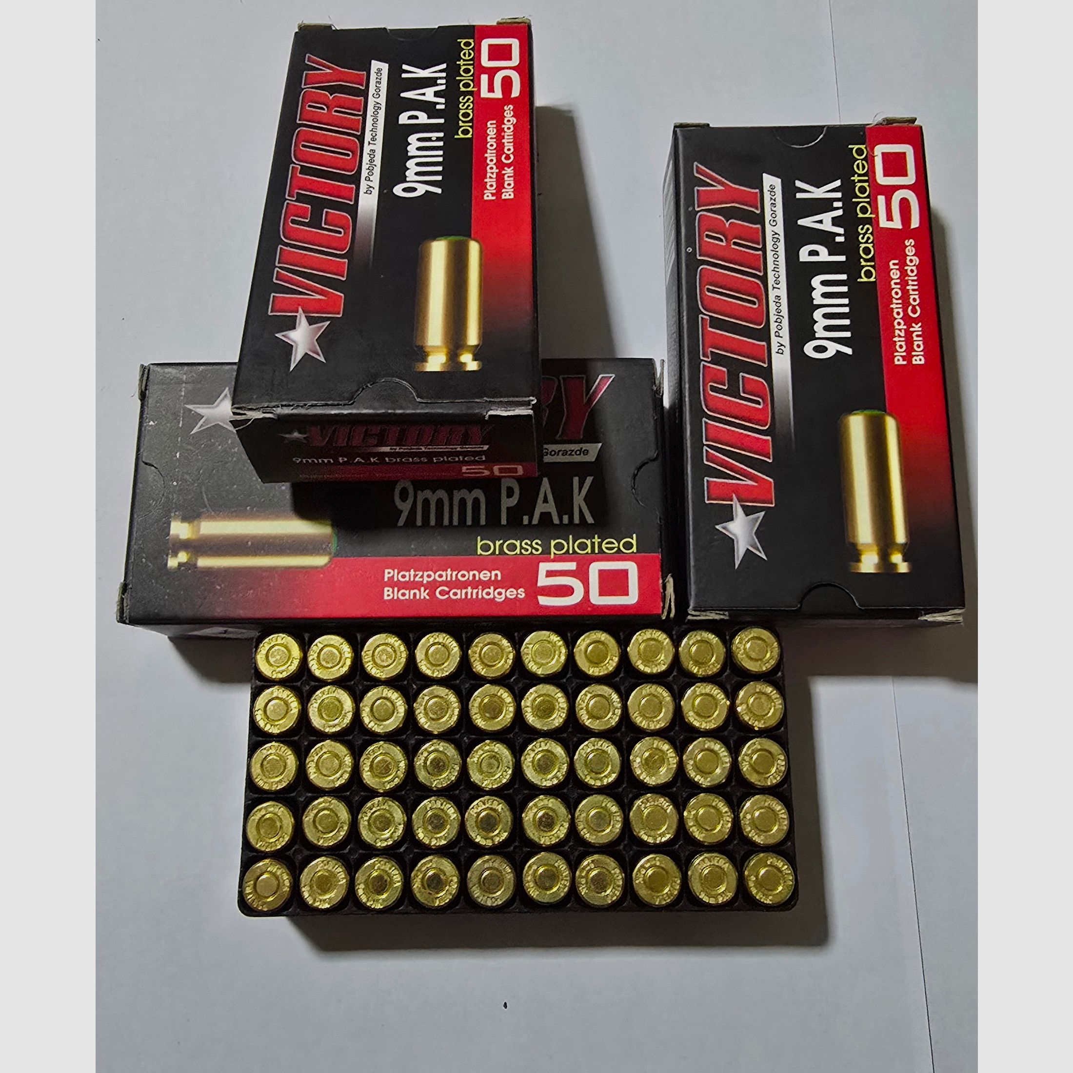 Platzpatronen 9mm PAK Victory Schreckschuss