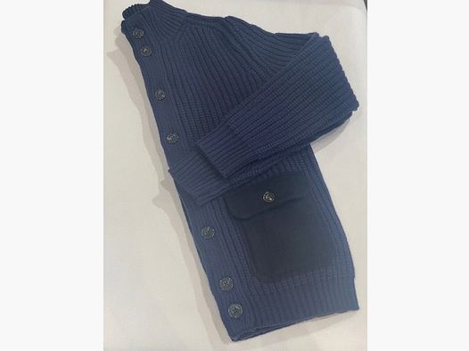 Habsburg Cardigan Aurelio en Bleu Foncé