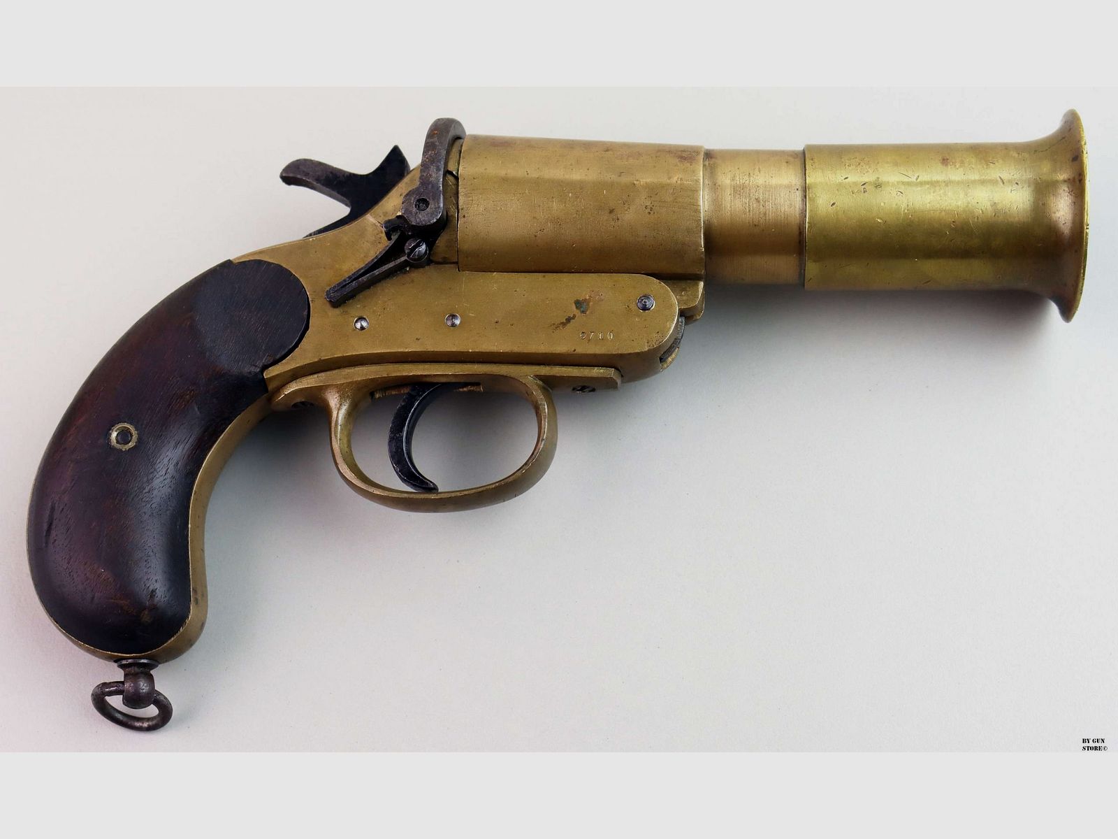 Pistola lanciarazzi Inglese modello Mark III cal. 25 mm matr. 8710, immagine 3 di 5