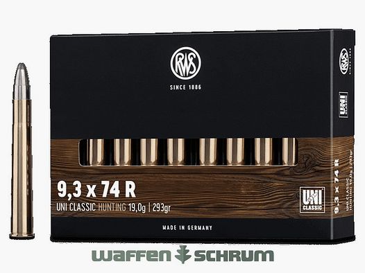 RWS UNI Classic 19.0g - 293gr 9.3x74R