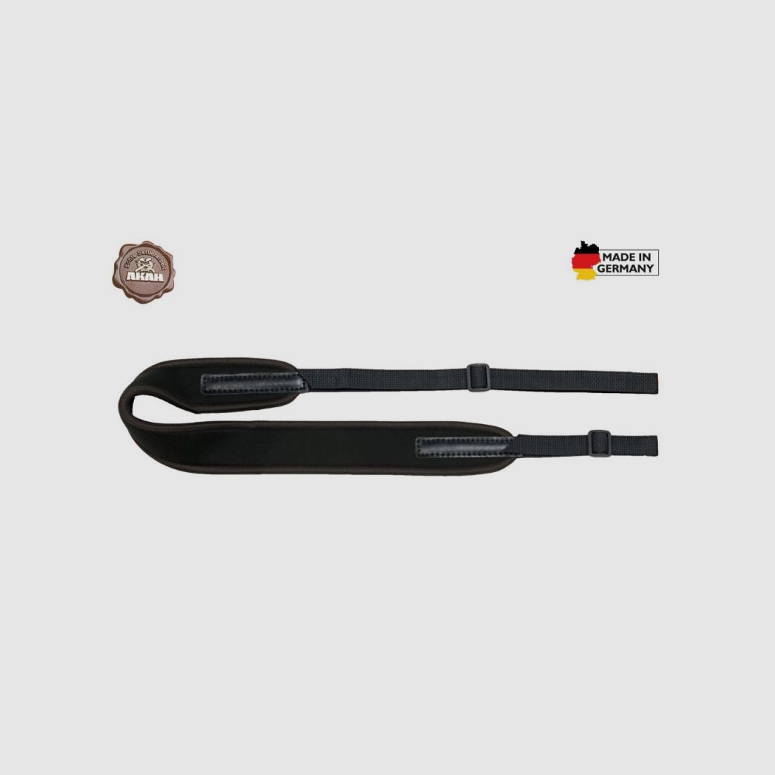 AKAH Gewehrriemen Universal Neopren schw, Bild 1 von 5