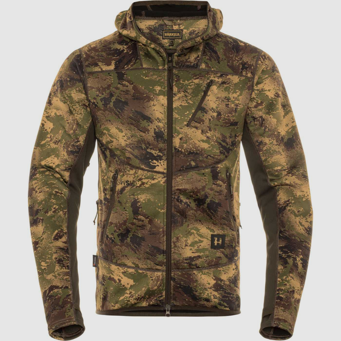 Härkila Fleece Hoodie Deer Stalker  Camo Axis MSP Forest Green