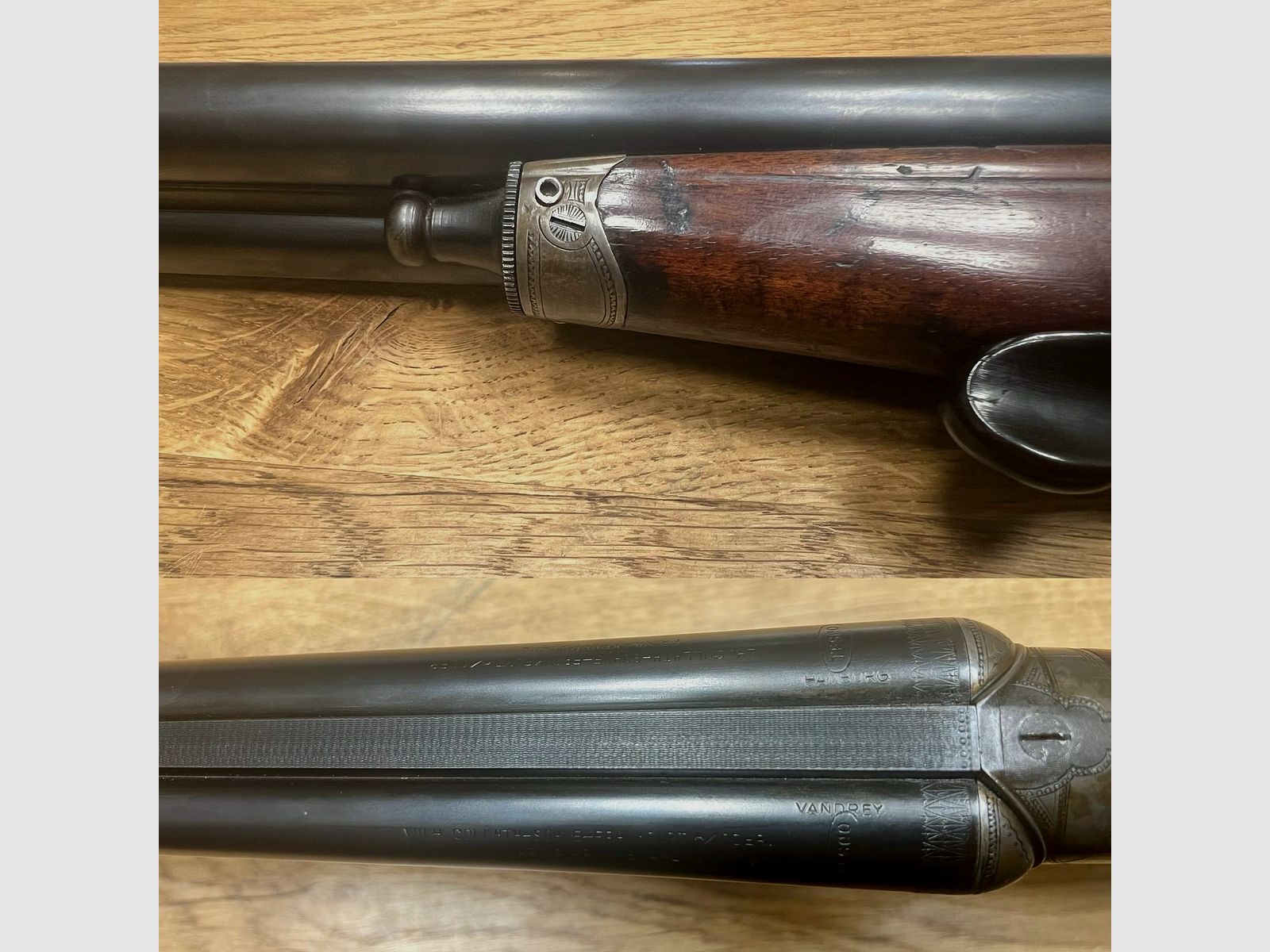 W. Collath & Sons collector's weapon double-barreled shotgun with eccentric lock