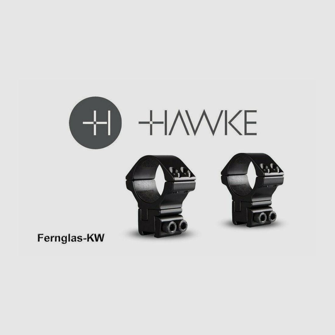 HAWKE 22140 30mm Ringmontagen Hoch für 9-11mm Schiene ADJUSTABLE Verstellbar