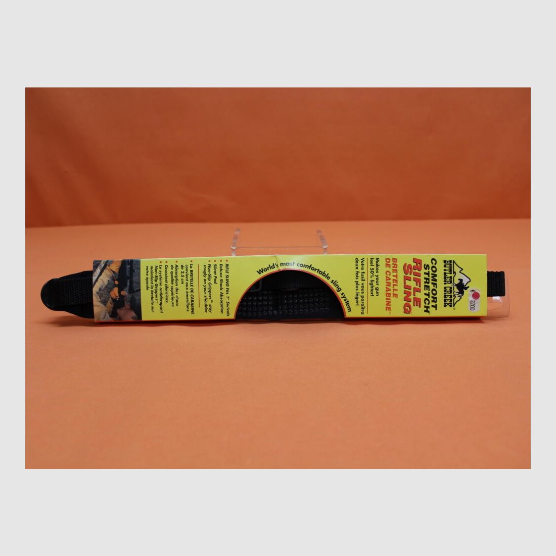 Butler Creek Butler Creek Comfort Stretch Rifle Sling (80013): Pasek do karabinu neoprenowy czarny, wyściełany
