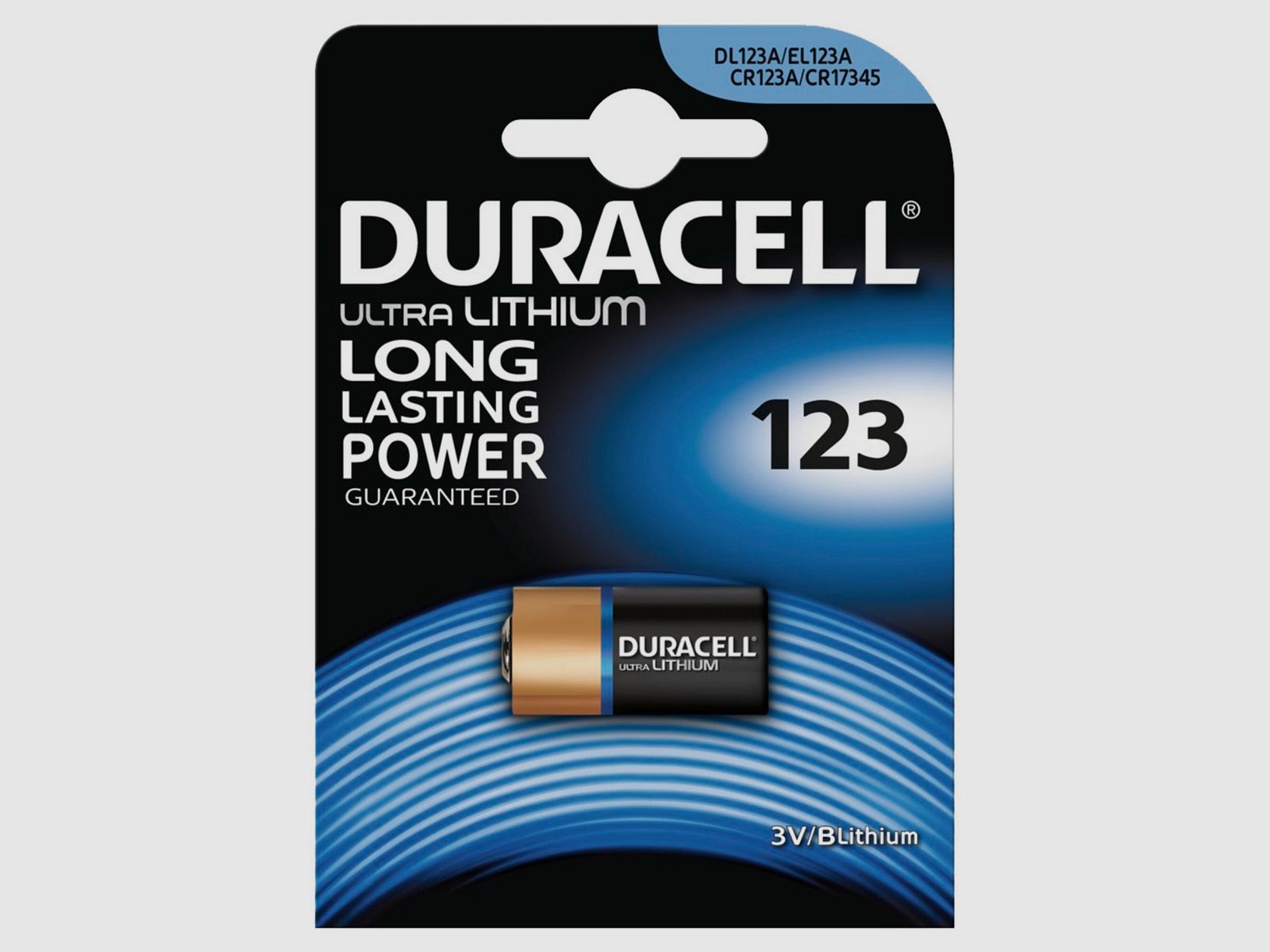 Duracell Battery CR123, 3.0 V